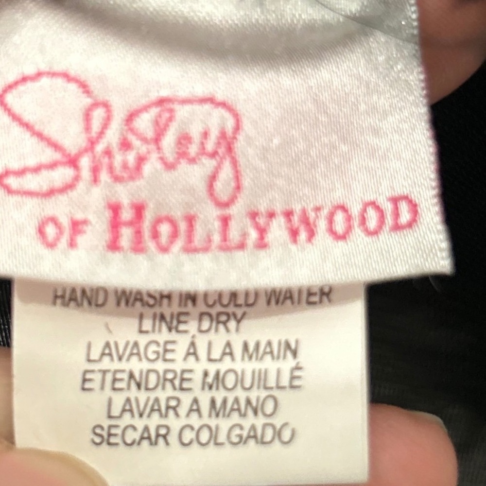 Shirley of Hollywood Black Sheer Marabou Feather Trim Glamour Robe OS RS1211 - Picture 2 of 6